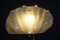 Muschelförmige Wandleuchten aus goldenem Muranoglas von Barovier & Toso für Mazzega, 2er Set 4