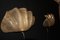 Muschelförmige Wandleuchten aus goldenem Muranoglas von Barovier & Toso für Mazzega, 2er Set 19