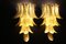 Long Golden Murano Glass Sconces in Palm Tree Shape from Barovier & Toso, Set of 2 13