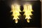 Long Golden Murano Glass Sconces in Palm Tree Shape from Barovier & Toso, Set of 2 8