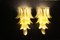 Long Golden Murano Glass Sconces in Palm Tree Shape from Barovier & Toso, Set of 2 15