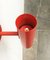 Mid-Century Minimalist Red Wall Lamp, Set of 2, Image 20