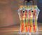 Lámpara de araña multicolor de vidrio iridiscente de Verner Panton para Fontana Arte, años 70, Imagen 13