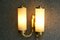 Art Deco 2-Arm Brass Wall Lamp, Image 5