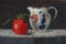 Gaudy Jug with Tomato, Contemporary Still Life, Oil on Canvas, 2018 1