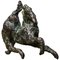 Dressage, cavallo contemporaneo in bronzo, Immagine 1