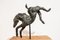 Jump Contemporary Bronze Pferd 3