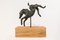Cheval de Saut Contemporain en Bronze 2