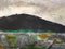 Montagna nera, paesaggio espressionista astratto di Peter Rossiter, 2017, Immagine 1
