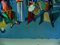 Presepe circense, dipinto ad olio figurativo contemporaneo, 2018, Immagine 4