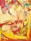 Trapezio giallo, pittura ad olio espressionista astratta, 2018, Immagine 1