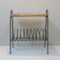 Vintage French Rattan Magazine Rack 4