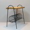 Vintage French Rattan Magazine Rack 7