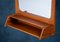 Danish Mirror with Teak Frame and Shelf, 1960s, Image 4