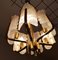 Brass Ceiling Lamp by Carl Fagerlund and Orrefors for JBS, 1960s, Image 1