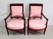 Consulate Period Mahogany Armchairs, Early 19th Century, Set of 2 1