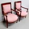 Consulate Period Mahogany Armchairs, Early 19th Century, Set of 2 2