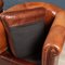 20th Century Dutch Sheepskin Leather Club Chairs, Set of 2 4