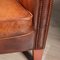 20th Century Dutch Sheepskin Leather Club Chairs, Set of 2 20