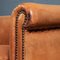 20th Century Dutch Sheepskin Leather Club Chairs, Set of 2, Image 9