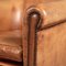 20th Century Dutch Sheepskin Leather Club Chairs, Set of 2, Image 13