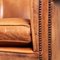 Club chair in pelle di pecora, XX secolo, set di 2, Immagine 11