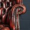 20th Century English Leather Back Armchairs, Set of 2, Image 8