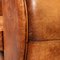 20th Century Dutch Sheepskin Leather Club Chairs, Set of 2 24