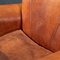 20th Century Dutch Sheepskin Leather Club Chairs, Set of 2, Image 30