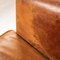 20th Century Art Deco Style Dutch Sheepskin Leather Club Chairs, Set of 2, Image 28
