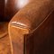 20th Century Art Deco Style Dutch Sheepskin Leather Club Chairs, Set of 2, Image 11