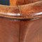 20th Century Art Deco Style Dutch Sheepskin Leather Club Chairs, Set of 2 35