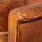 20th Century Art Deco Style Dutch Sheepskin Leather Club Chairs, Set of 2 12