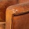 20th Century Art Deco Style Dutch Sheepskin Leather Club Chairs, Set of 2, Image 12