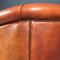 20th Century Dutch Sheepskin Leather Tub Chairs, Set of 2 23