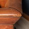 20th Century Art Deco Style Dutch Sheepskin Leather Club Chairs, Set of 2 12
