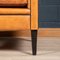 20th Century Art Deco Style Dutch Sheepskin Leather Club Chairs, Set of 2 30
