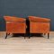 20th Century Art Deco Style Dutch Sheepskin Leather Club Chairs, Set of 2 8