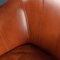 20th Century Dutch Sheepskin Leather Club Chairs, Set of 2 18