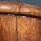 20th Century Dutch Sheepskin Leather Tub Chair 21