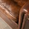20th Century Dutch Sheepskin Leather Tub Chair 13