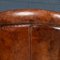 20th Century English Sheepskin Leather Tub Chairs, Set of 2, Image 26