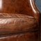 20th Century English Sheepskin Leather Tub Chairs, Set of 2 24
