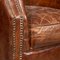 20th Century English Sheepskin Leather Tub Chairs, Set of 2 10