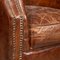 20th Century English Sheepskin Leather Tub Chairs, Set of 2, Image 10