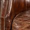 20th Century English Sheepskin Leather Tub Chairs, Set of 2 13