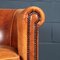 20th Century Dutch Sheepskin Leather Club Chairs, Set of 2 19