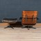 Second Series Lounge Chair & Ottoman by Charles & Ray Eames for Herman Miller, 1970s, Set of 2 5