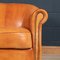 20th Century Dutch Tan Sheepskin Leather 2-Seat Sofa 11