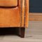 20th Century Dutch Tan Sheepskin Leather 2-Seat Sofa 12